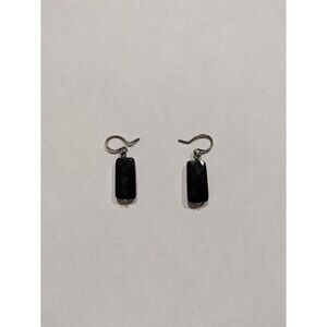 Chan Luu Onyx Sterling Silver Semiprecious Earrings Drop